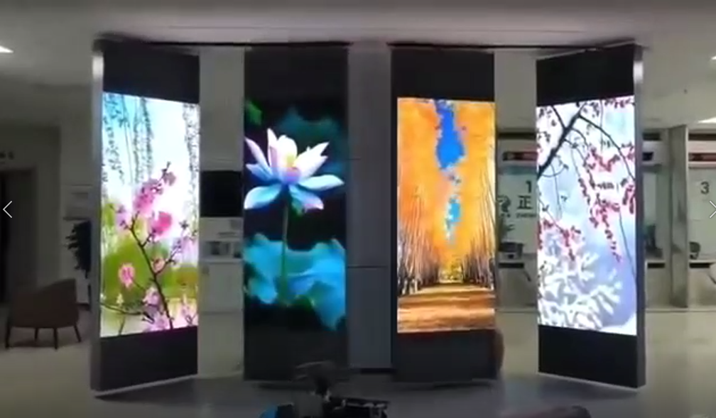 旋轉加開合四聯(lián)屏